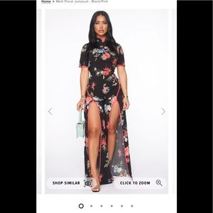 NWT SIZE 2X Fashion Nova Jumpsuit